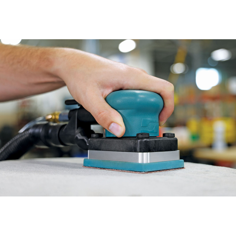 Dynabug II Orbital Sander, Central Vacuum, 3"x 4" Hook Pad